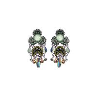 Earrings Ayala Bar Woman Eucalyptus in Metal Alloy Cristallo C2297